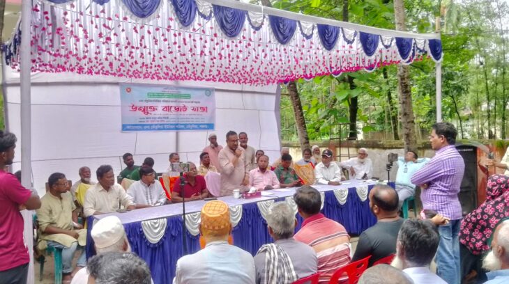 পঞ্চগড়ের তেঁতুলিয়ায় ইউনিয়ন পরিষদে উন্মুক্ত বাজেট ঘোষনা।