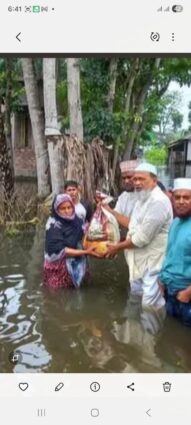 যশোরের অভয়নগর চেঙ্গুটিয়া ঊড়োতলার ভয়াবহ জলাবদ্ধতার।