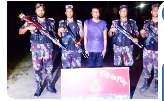 পঞ্চগড় সীমান্ত দিয়ে ভারতে অনুপ্রবেশের চেষ্টায় একজন আটক।