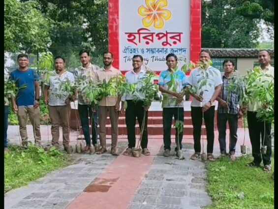 ঠাকুরগাঁওয়ে ২০তম গ্রেডের কর্মচারীরা একদিনের বেতন বাঁচিয়ে বৃক্ষরোপণ কর্মসূচি।
