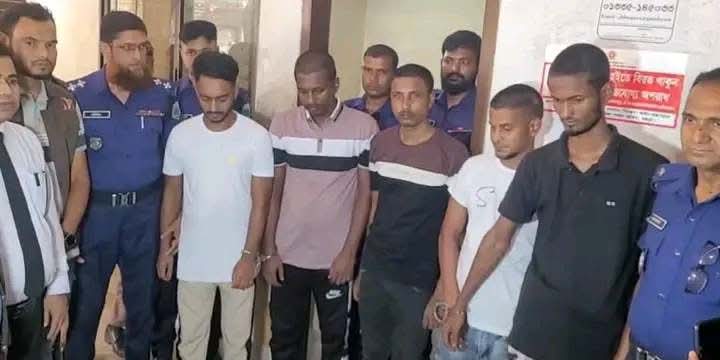চাঁদার দাবীতে ব্যবসায়ী হৃদয় হত্যা মামলায় ২ জনের মৃত্যুদণ্ড ও ৩ জনের যাবজ্জীবন কারাদণ্ড প্রদান।